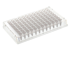 Armadillo PCR Plate, 96-well, green, white wells, barcoded