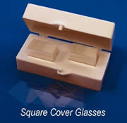 COVER GLASS,22X22mm, #1 1/2, 10oz/LOT