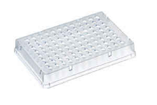 PCR Plate, 96-well, semi-skirted, flat deck, white