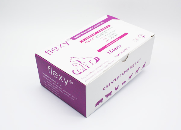 Testovací karta antigenu kočičího herpesviru (FHV).
