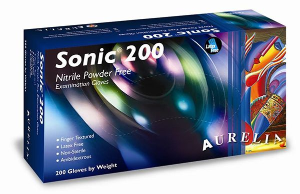 Aurelia® Sonic 200® Powder-Free Nitrile, 2.2mil thickness
