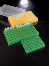 PCR RACK WITH LID GREEN