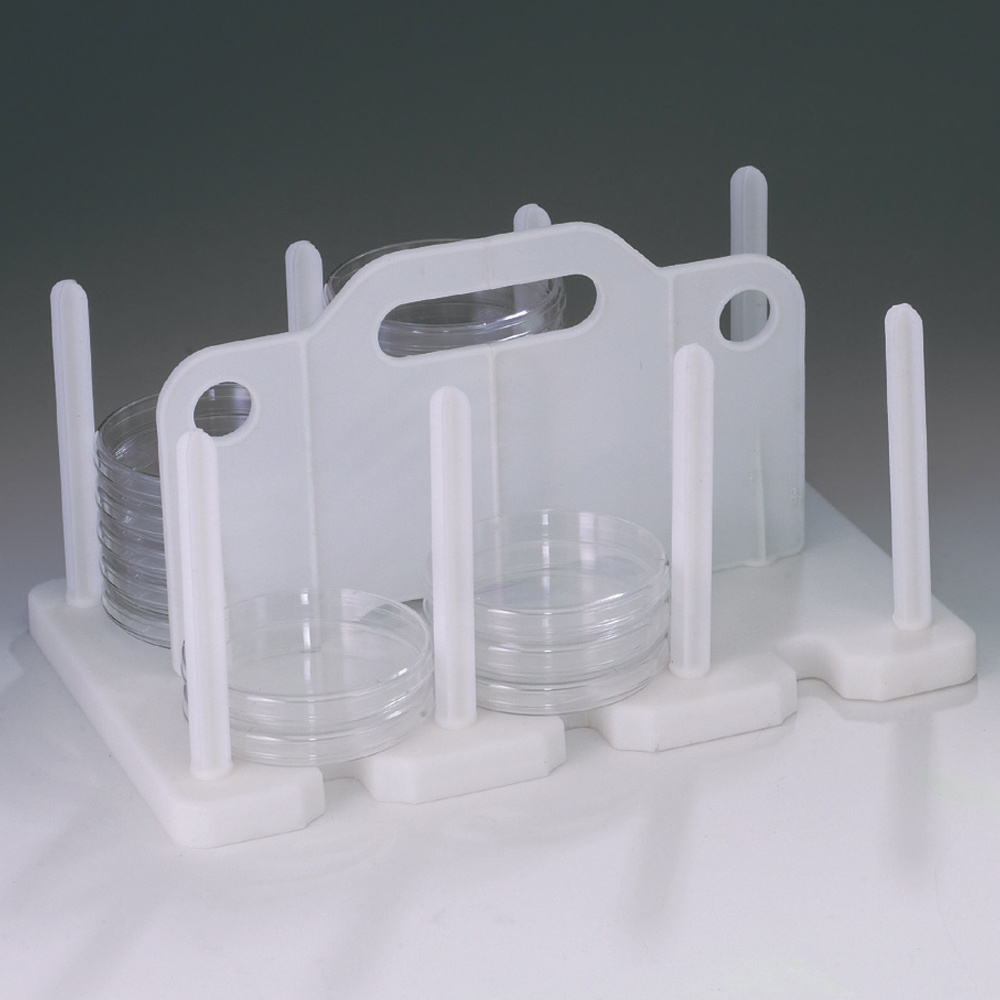 RACK FOR PETRI DISHES